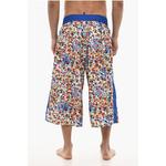 Длинные шорты для плавания с цветочным принтом Dsquared2, Blue - фото 2