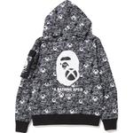Толстовка с капюшоном X XBOX CAMO на молнии A Bathing Ape, черный - фото