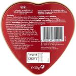 Смесь пралине Lindt Von Herzen в металлической банке в форме сердца, 30 г, 2 шт. - фото 2