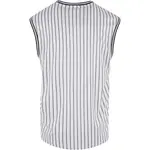 Футболка без рукавов Urban Classics Striped Mesh, белый - фото 4