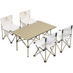 Набор походного снаряжения Outdoor Table And Chairs Set CAMEL, светло-желтый/желтый - фото 2