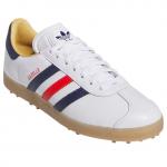 Кроссовки adidas Gazelle Golf LE 'Cloud White Dark Blue Red' - фото 4