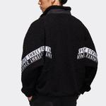 Куртка adidas M MHS BOA JKT Stand Collar Printing lamb's wool Stay Warm Jacket Black, черный - фото 4