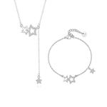 Женское ожерелье из сплава Zeroline, 【Gift Box】Star Necklace + Bracelet - фото 11