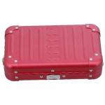 Aleon Aluminum Hard-Shell Cross-Body Bag (Small, Ruby) - фото 4