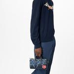 LOUIS VUITTON Сумка X Nigo Keepall Xs Monogram Blue - фото 6