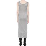 Платье с нашивкой Logo patch MIU MIU, серый - фото 4