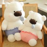 Плюшевая кукла Cartoon Snot Pull Cord Bear высотой 23см/35см/45см MLING, розовый - фото 6