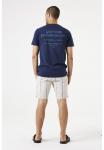 Футболка с принтом Garcia, синий - фото