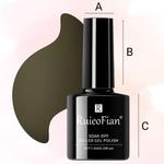 ТЕМНО-ОЛИВКОВЫЙ ГИБРИДНЫЙ ЛАК ДЛЯ НОГТЕЙ С УФ-БЛЕСКОМ OnlyU/L072 - фото 7