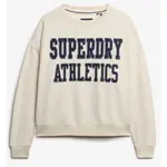 Толстовка Superdry Ath Ess Relaxed Applique, бежевый - фото 3