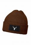 Шапка Neverless MIT PATCH HIRSCH GEWEIH LOW POLY, Braun/Brown - фото 3