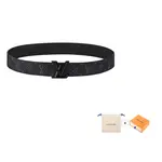 LOUIS VUITTON Ремень Lv Lv Dimension 40mm двусторонний, Black - фото