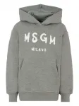 Толстовка с логотипом MSGM Kids, серый - фото