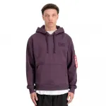 Худи Alpha Industries Back Print, фиолетовый - фото