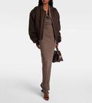 Полупрозрачное шерстяное макси-платье с драпировкой Entire Studios, Pinecone - фото 2