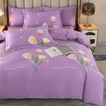 LUOLAI HOME Постельное белье, 4 предмета, пододеяльник 220x240 см - фото 7