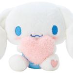 Плюшевая кукла Cinnamoroll в форме сердца, высота 15 см Sanrio - фото 3