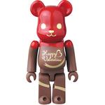 BE@RBRICK Шоколад "Валентин" 2017 года, версия "Фрамбуаз", коричневый - фото