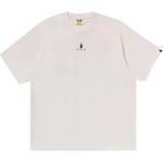 Футболка Bape College Logo Relaxed Fit A BATHING APE, Ecru - фото