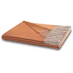 Плед Plaid Giletti в классическом размере пледа Biederlack, Rust - фото