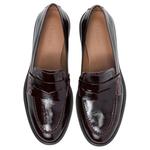 Лоферы женские бордовые Flattered - фото 4