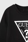 Хлопковая толстовка Guess для мальчика/девочки, черный - фото 4
