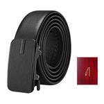 Мужской кожаный ремень JAGUAR, Черный - фото 4