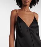 Топ из шелкового органа Talsie Khaite, черный - фото 4