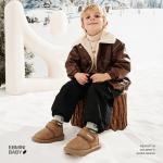 Детские зимние сапоги Kids EBMINI, коричневый - фото 9