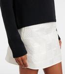 Шерстяной свитер с кашемиром Logo Moncler, черный - фото 5