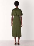 Платье миди из сатина Cape Whistles, Olive - фото 2