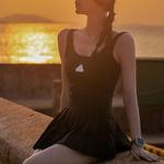 Спортивный жилет женский черный Adidas - фото 4