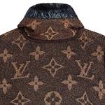 Толстовка женская Louis Vuitton с круглыми карманами, коричневый - фото 5