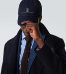 Хлопковая бейсболка с логотипом Brunello Cucinelli, Navy & Light Grey - фото 2