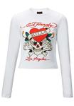Топ с длинными рукавами LOVE KILLS LONG SLEEVE  Ed Hardy, белый - фото 4
