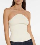 Бюстье Jericho в рубчик KHAITE, белый - фото 4