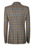 Пиджак в клетку с длинными рукавами Tagliatore, серый - фото 2