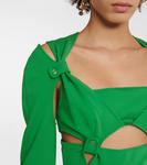 Мини-платье с вырезом La Robe Mari Jacquemus, зеленый - фото 4