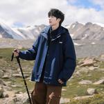 Трехслойная ветровка Unisex Jeep, Бордовая - фото 10