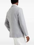 Brunello Cucinelli однобортный пиджак, серый - фото 5