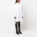 Acne Studios Женское белое платье с длинными рукавами - фото 6