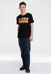 Футболка Logoshirt "Pac-Man - Chase", с принтом Pac-Man, черный - фото 2
