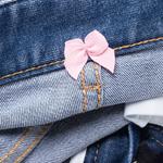 Джинсы Logo Plaque High-Rise Cropped DSQUARED 2, синий - фото 8