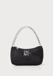 Сумка DKNY LORENA SHOULDER BAG, Black/Silver-Coloured/Black - фото