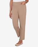 Укороченные брюки Vienna Smooth Front Easy fit Alfred Dunner, Mocha Heather - фото 2