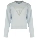 Толстовка Guess Cn Lace Triangle, синий - фото