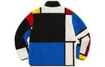 Куртка reversible colorblocked fleece jacket 'multi-color' Supreme, мультиколор - фото 2