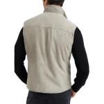 Кожаный жилет Brunello Cucinelli, хаки - фото 3