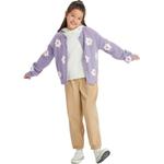 Детский свитер Gap, фиолетовый - фото 5